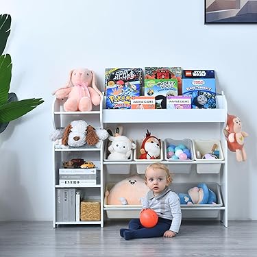 ZXDTVFGN 本棚 6キューブ 収納ユニット 本棚、本、箱、衣類